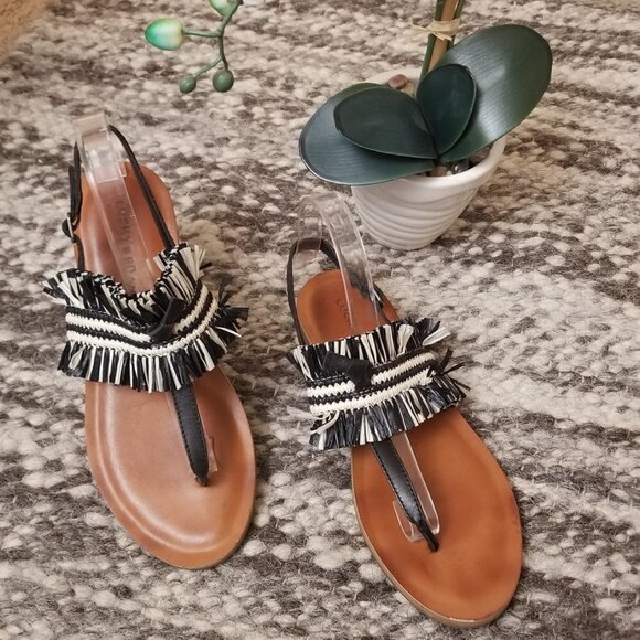 Lucky brand Straw Sandals - Picture 2 of 6